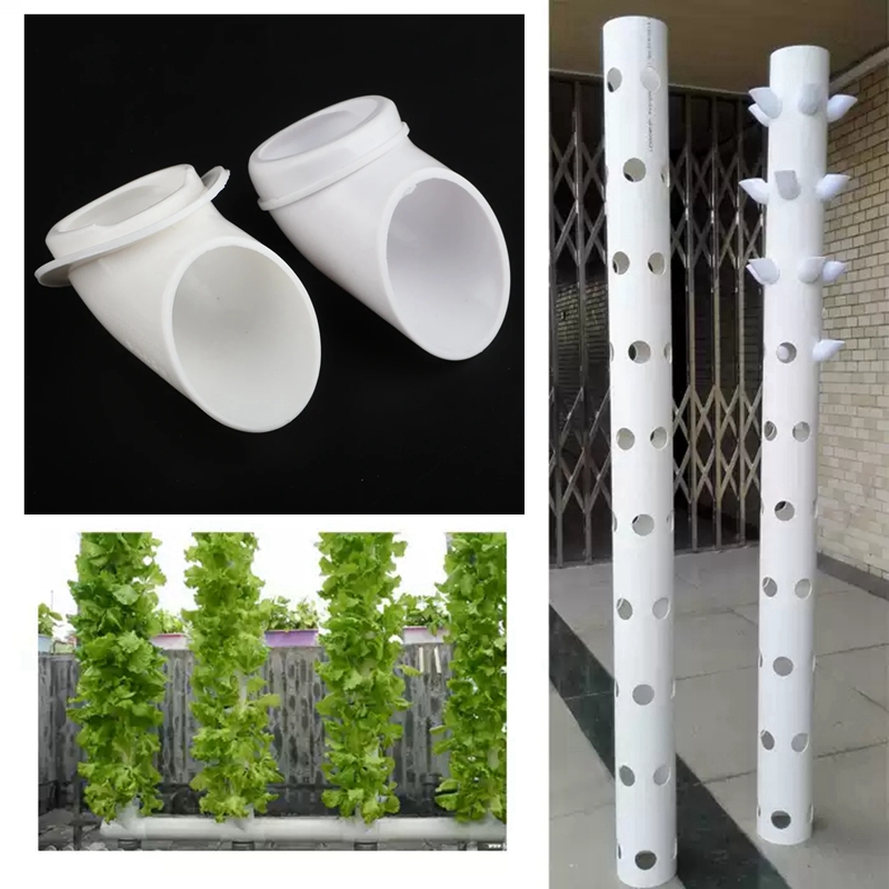 Hydroponic Tower Planter - DIY Garden Balcony Veg Planting Planter