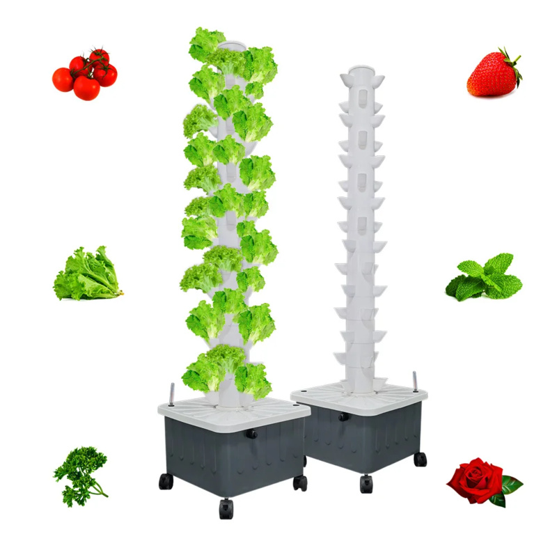 Hydroponic Tower Planter - Home Garden Vertical Hydroponic Tower 15Layers