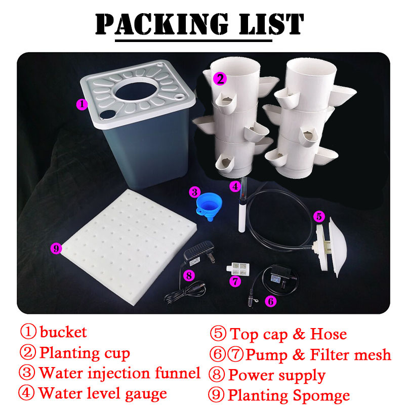 Hydroponic Tower Planter - Diy Hydroponic Growing System Home Vertical