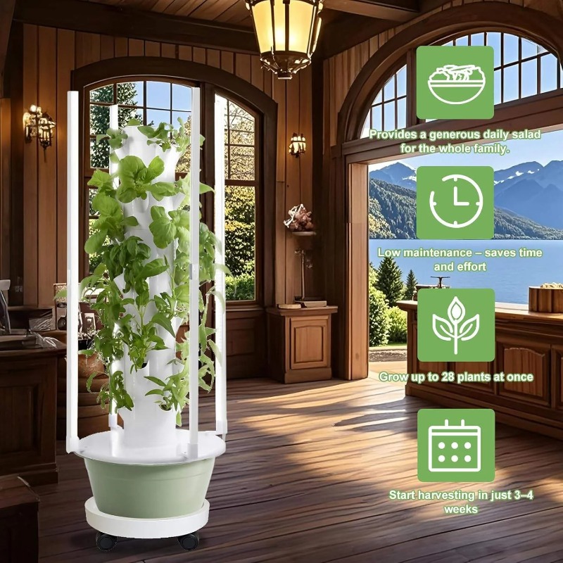 Hydroponic Growing Kit System  - огляд і ціна Hydroponic Tower Planter