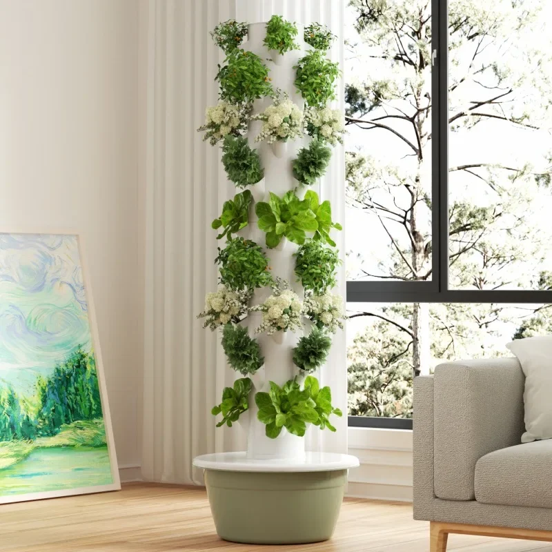 Home Smart Vegetable Planter V - огляд і ціна Hydroponic Tower Planter
