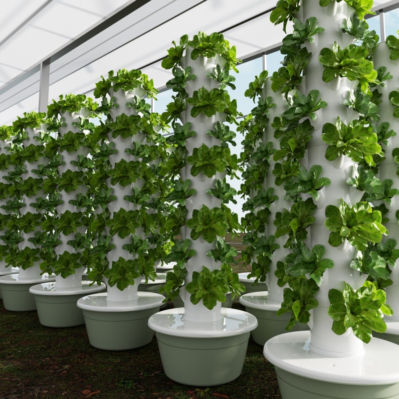 9 Layer Hydroponic Tower Growi - огляд і ціна Hydroponic Tower Planter