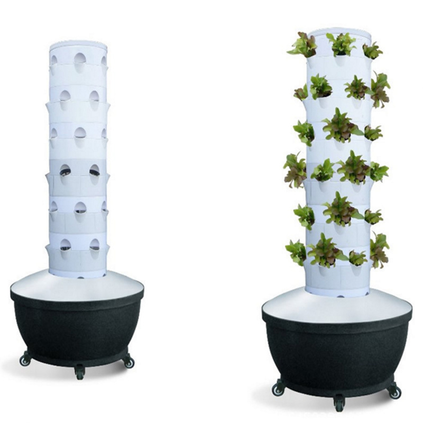 3/5 Hole Detachable PP Coloniz - огляд і ціна Hydroponic Tower Planter