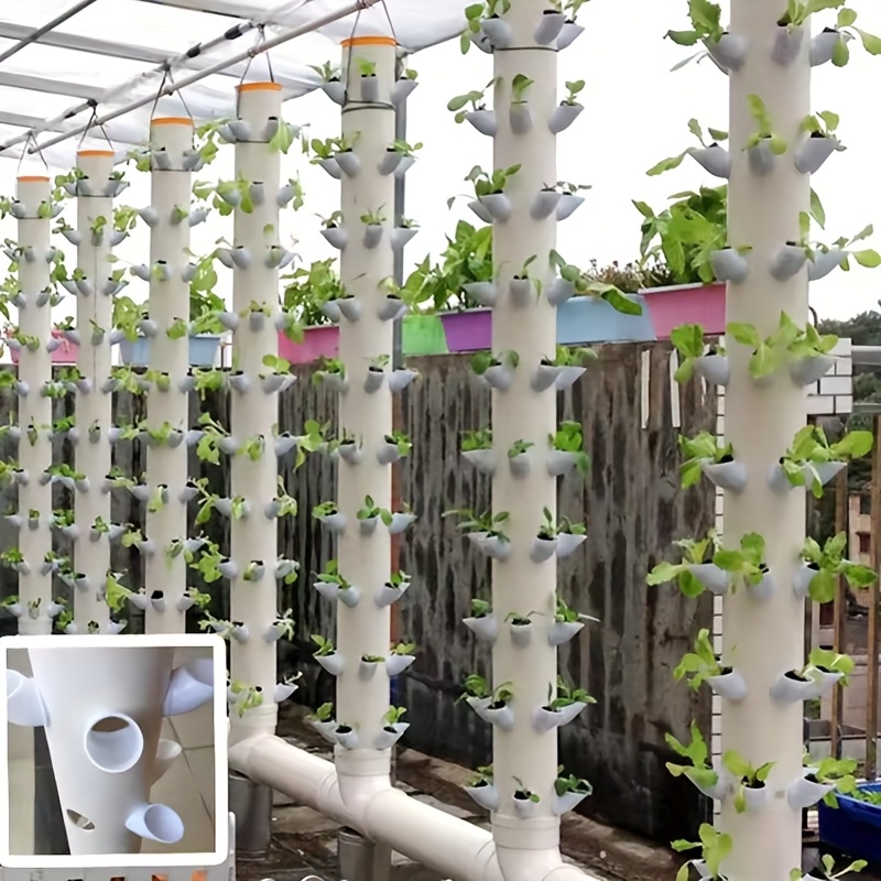 10set DIY Hydroponic Pots for  - огляд і ціна Hydroponic Tower Planter