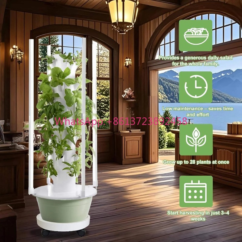 Hydroponic Growing Kit System  - огляд і ціна Hydroponic Tower Planter
