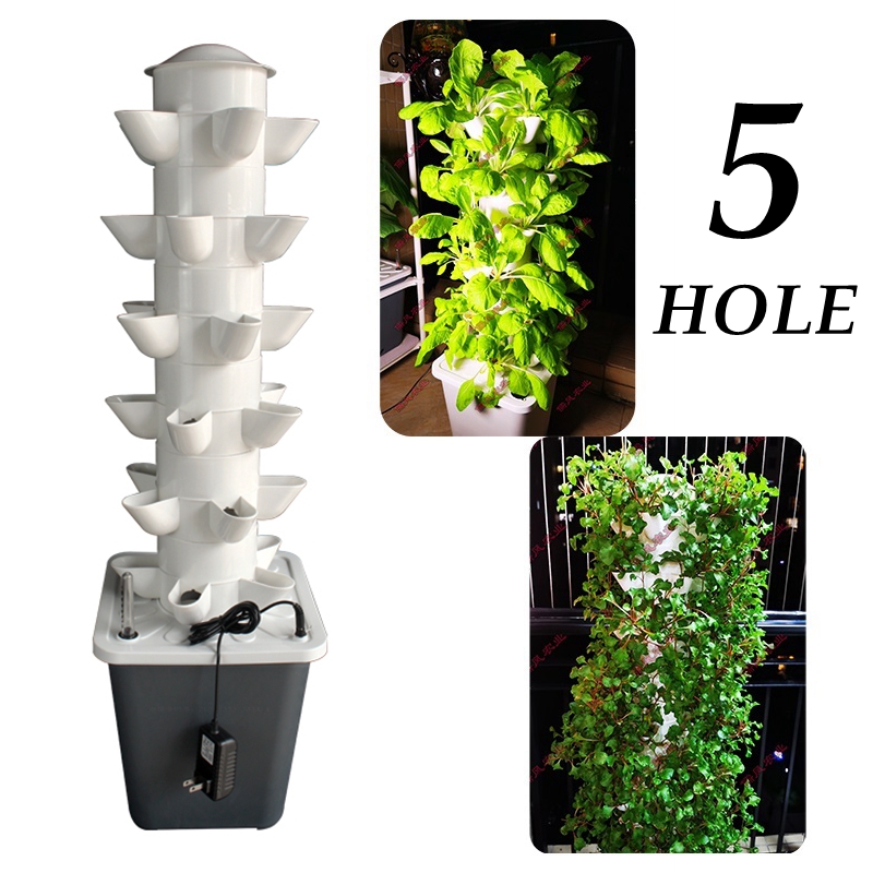 Vertical Hydroponic Tower Gree - огляд і ціна Hydroponic Tower Planter